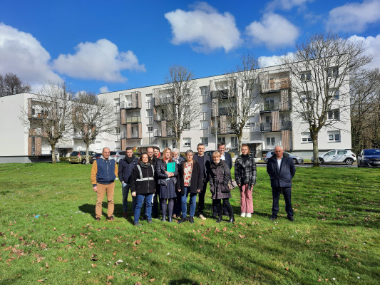 Finistère Habitat vient d’achever la réhabilitation de la résidence Duguesclin à Landerneau
