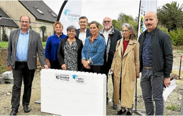 Finistère Habitat lance un chantier de construction de 4 nouveaux logements