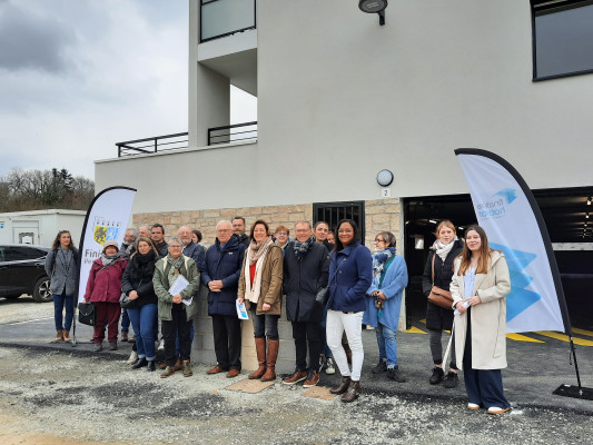 Finistère Habitat, le Département et la commune remettent les clés des 15 nouveaux logements à Fouesnant