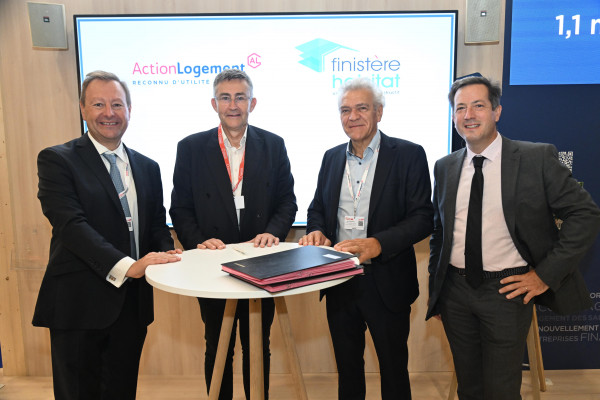 Finistère Habitat et Action Logement s'engagent pour le soutien à la production de logements locatifs