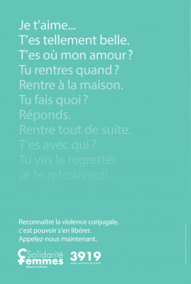 3919, le numéro d’écoute national destiné aux femmes victimes de violences.